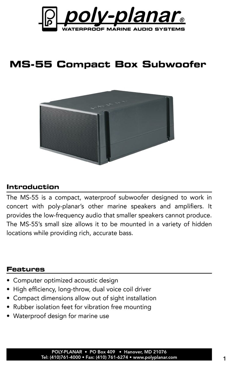 poly-planar MS-55 Manual de usuario