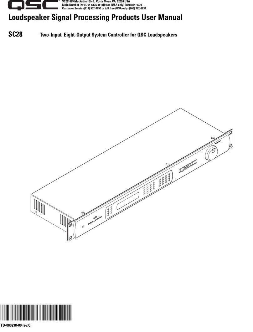 QSC SC28 Manual de usuario