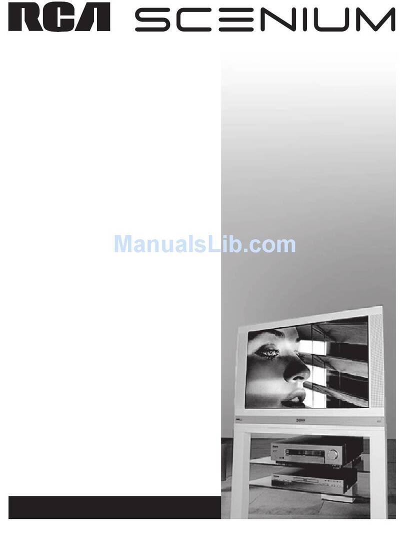 RCA Scenium HDLP61W151 Manual de usuario