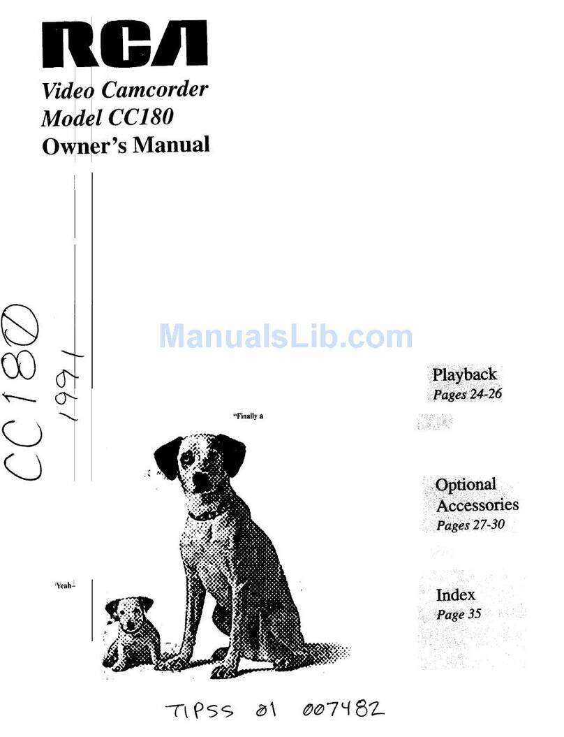 RCA CC180 Manual de usuario
