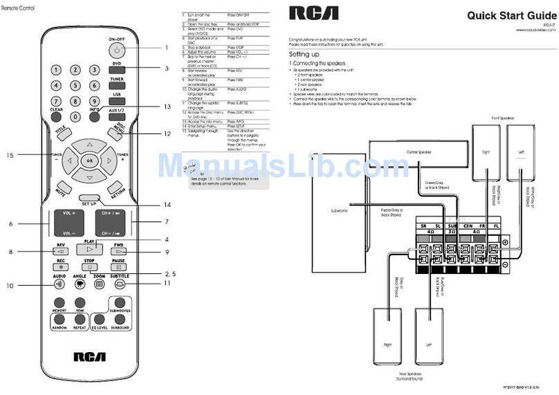 RCA RTD317 Manual de usuario