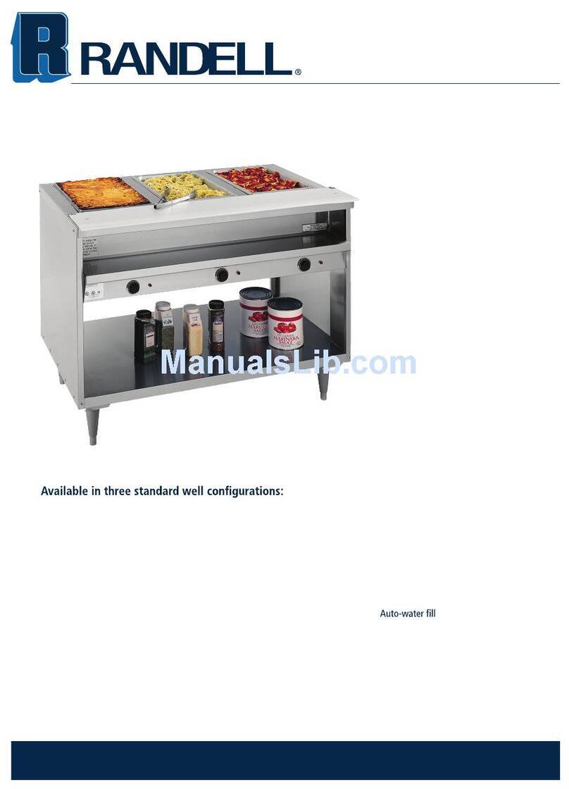 Randell 3500 Manual de usuario