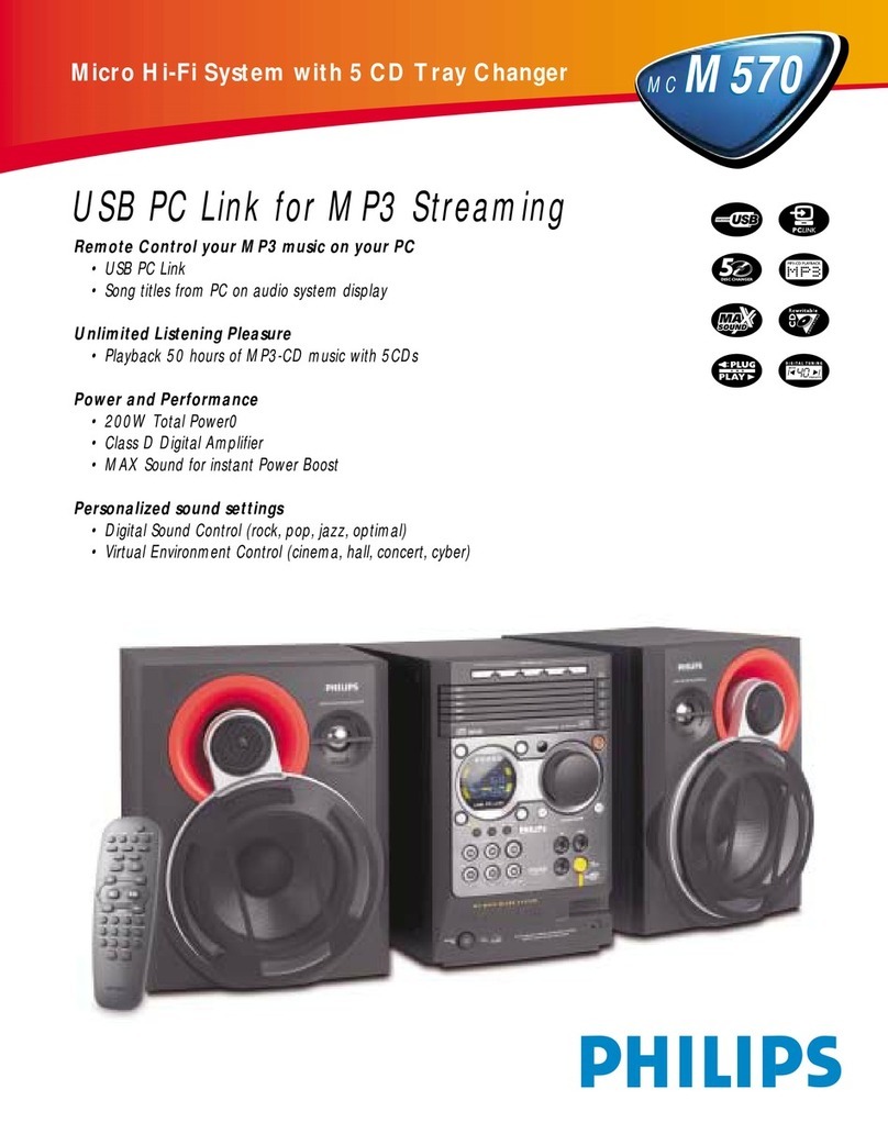 Philips MC-M570 Manual de usuario