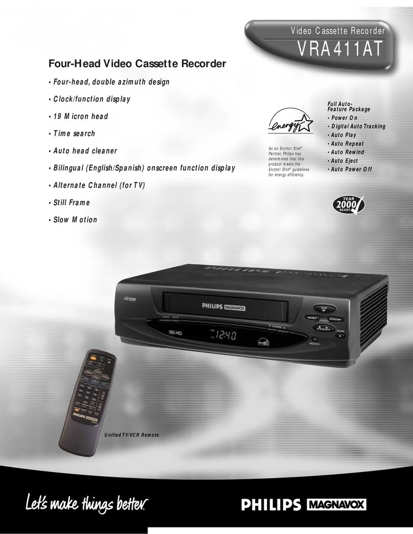 Philips VRA411AT Manual de usuario