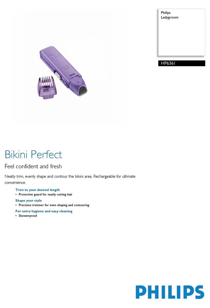 Philips Bikini Perfect HP6361 Manual de usuario