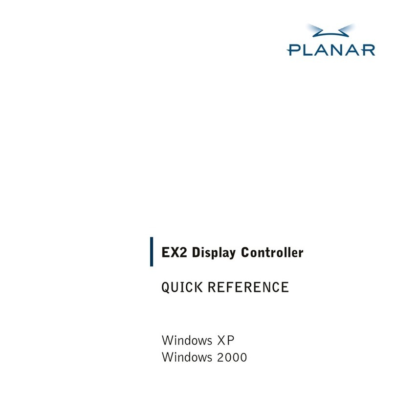 Planar EX2 Manual de usuario Planar EX2 Manual de usuario