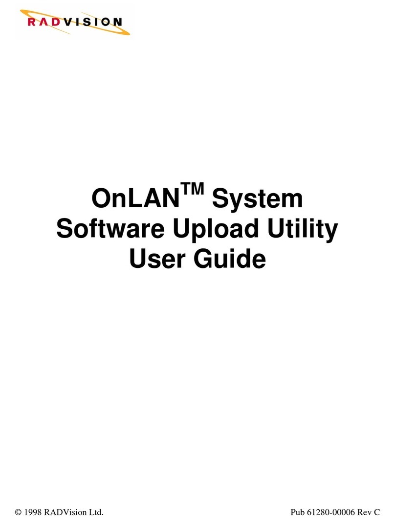 RADVision OnLAN Manual de usuario