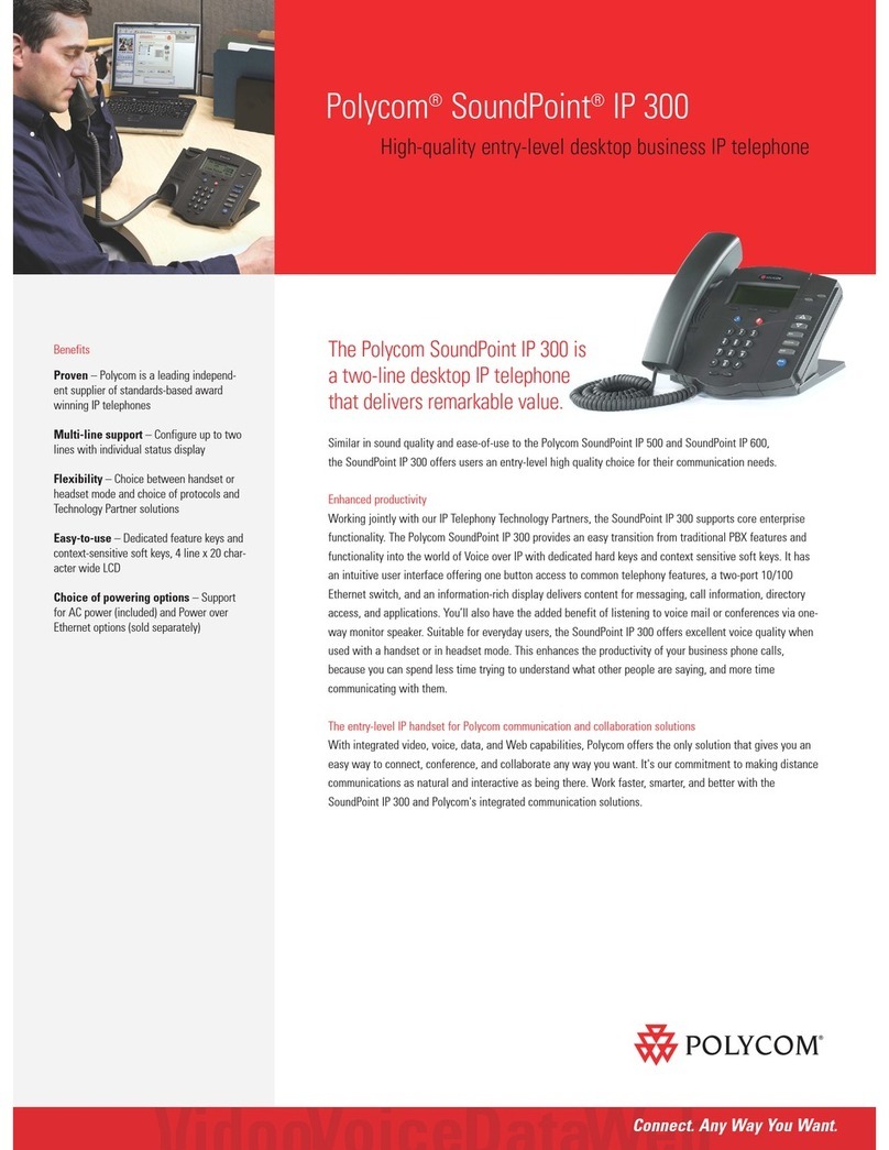 Polycom SoundPoint IP 300 Manual de usuario