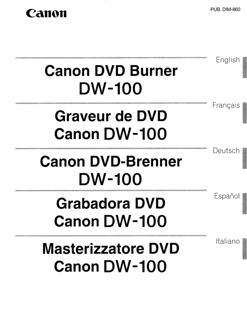 Canon DW-100 Manual de usuario