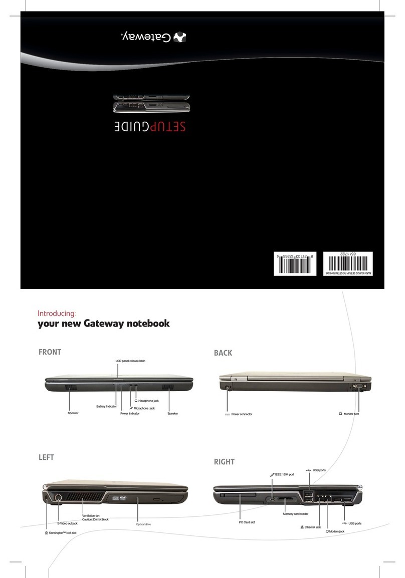 Gateway MX6960 Manual de usuario