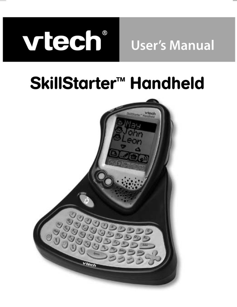 V-tech SkillStarter Handheld Manual de usuario V-tech SkillStarter Handheld Manual de usuario