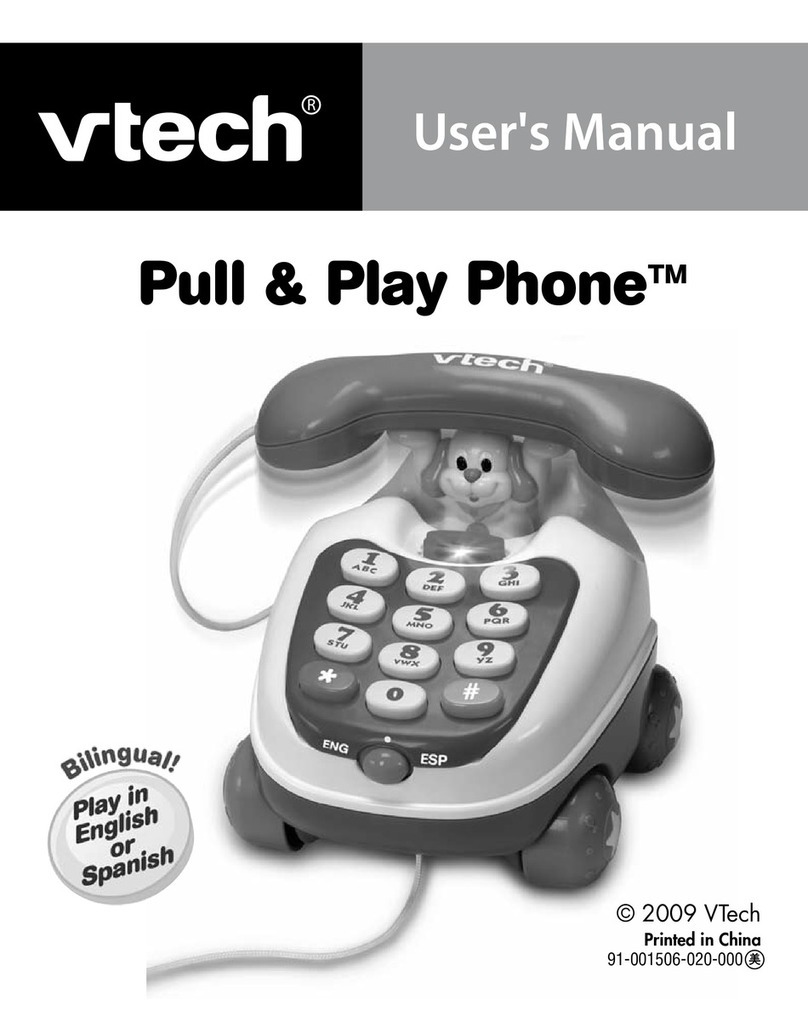 V-tech Pull & Play Phone Manual de usuario