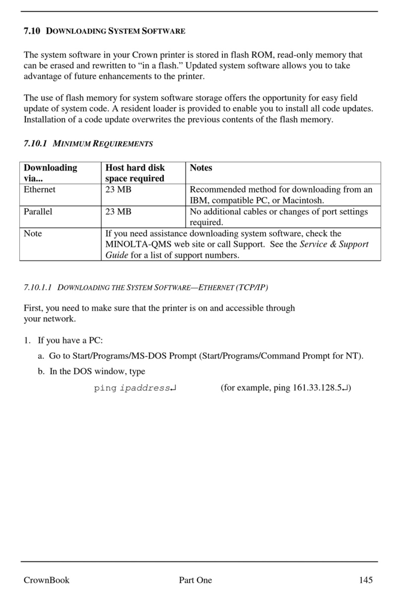 Konica Minolta Magicolor 3100 Manual