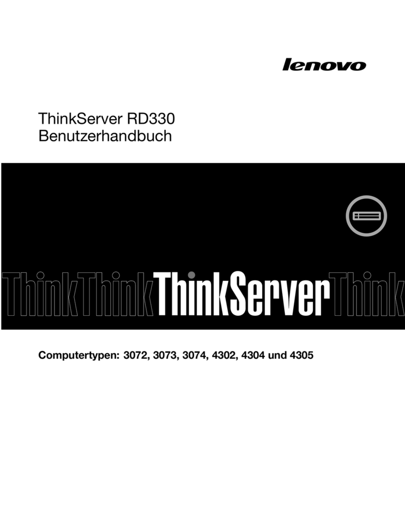 Lenovo ThinkServer RD330 Instrucciones de uso