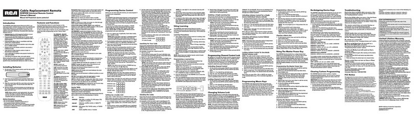 RCA RCRP05BR Manual de usuario