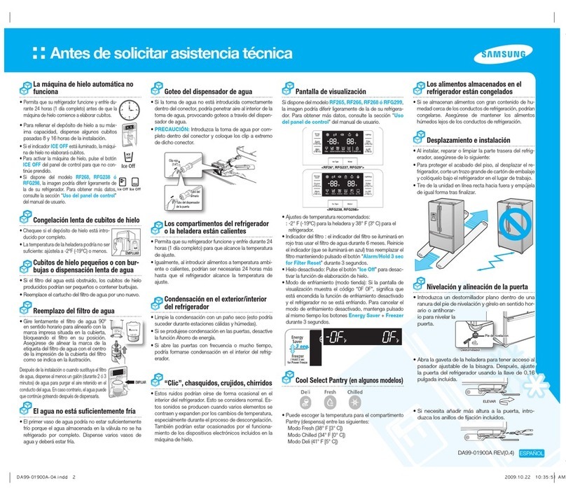 Samsung RF266AEBP Manual de usuario