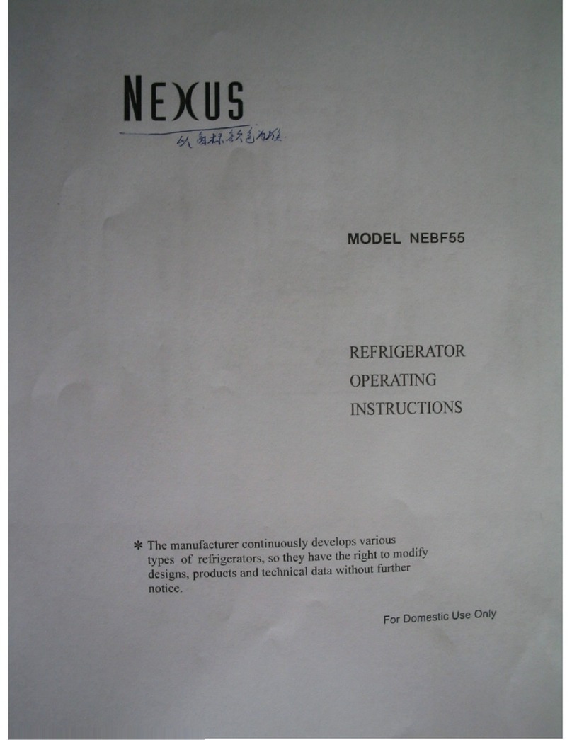 Nexus HBF55 Manual de usuario