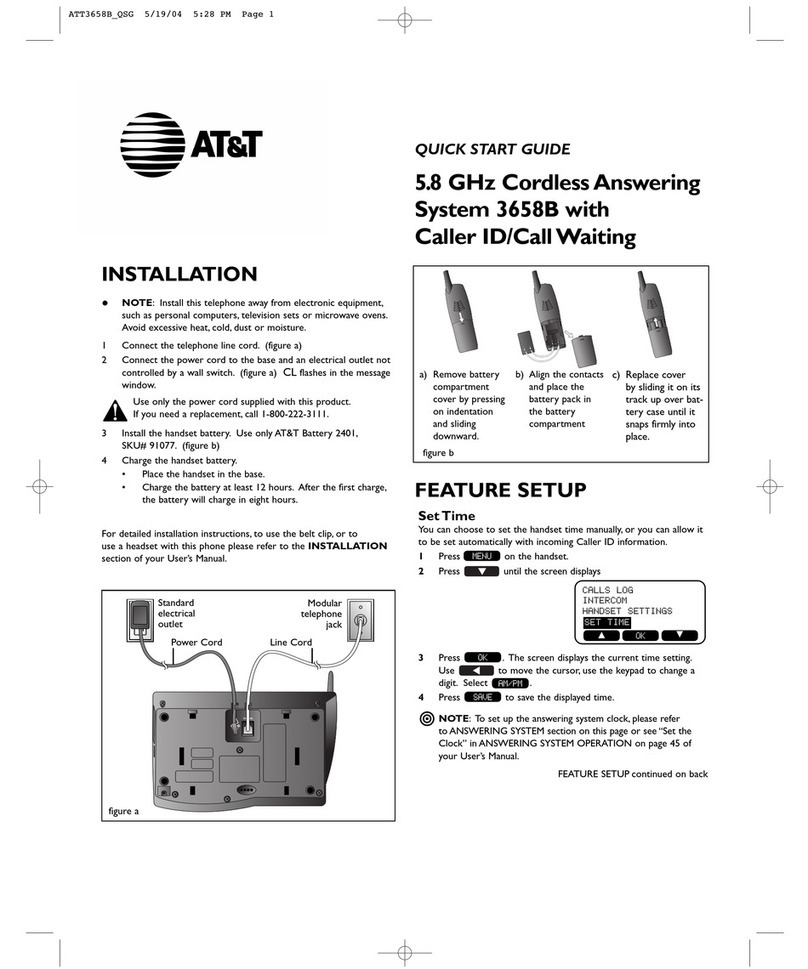 AT&T 3658B Manual de usuario