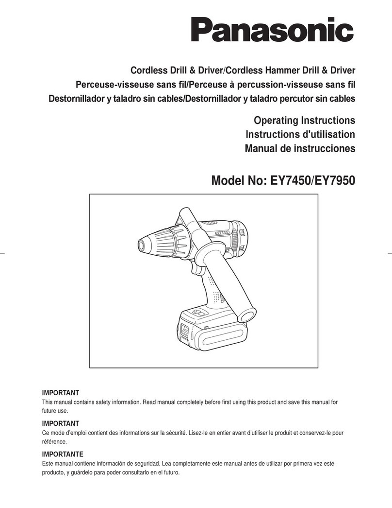 Panasonic EY7450 Manual de usuario