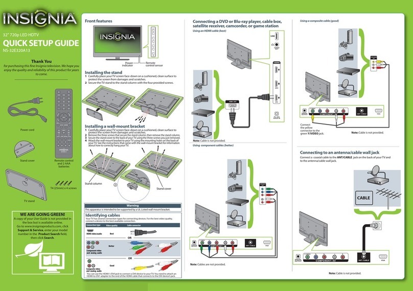 Insignia NS-32E320A13 Manual de usuario
