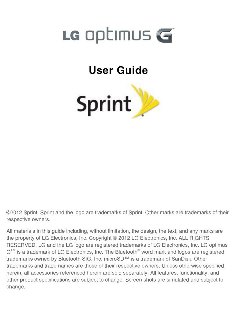 LG LS970 Sprint Manual de usuario