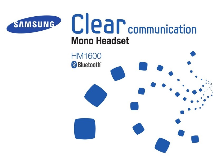 Samsung BHM1600 Manual de usuario Samsung BHM1600 Manual de usuario