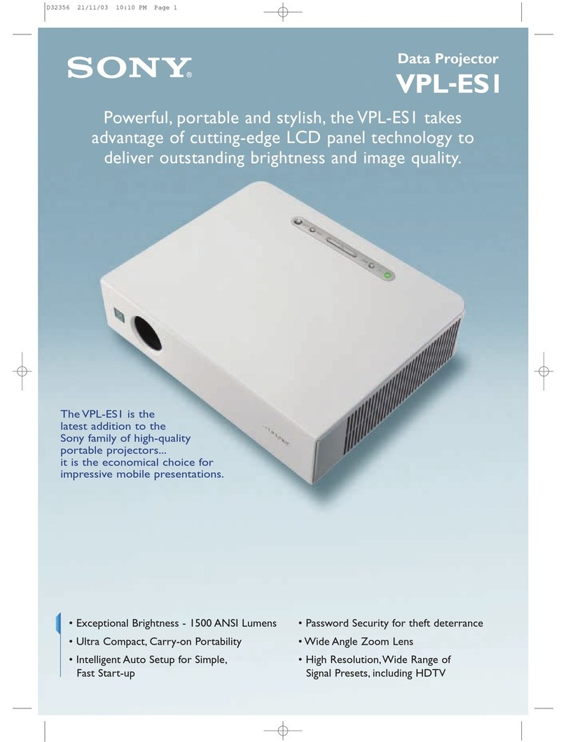 Sony VPL-ES1 Manual de usuario