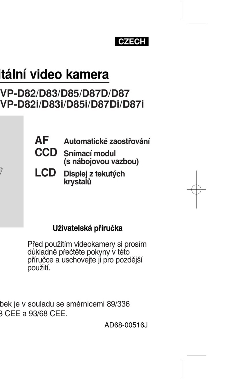 Samsung VP-D85I Manual del propietario