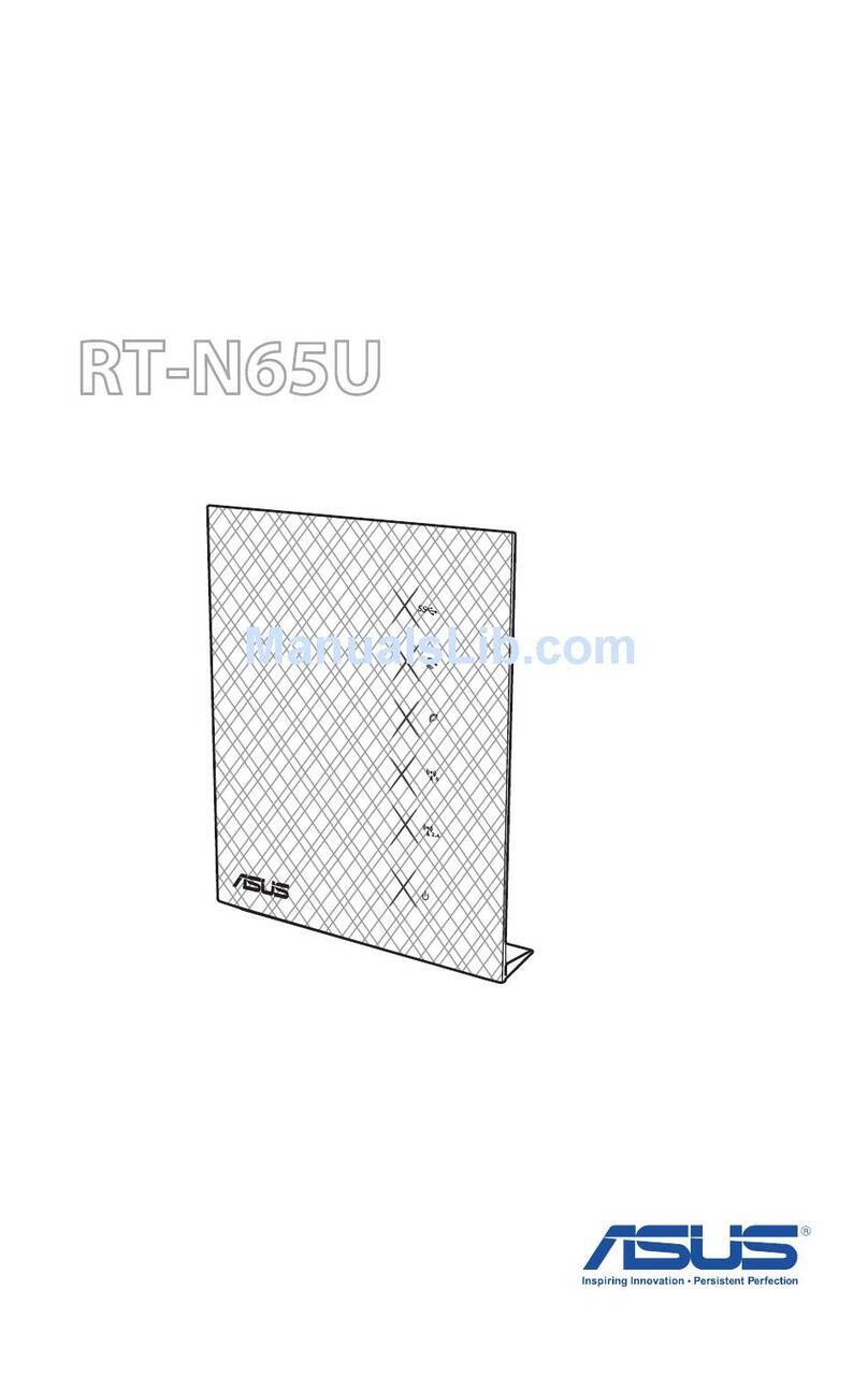 Asus RT-N65U Manual de usuario Asus RT-N65U Manual de usuario