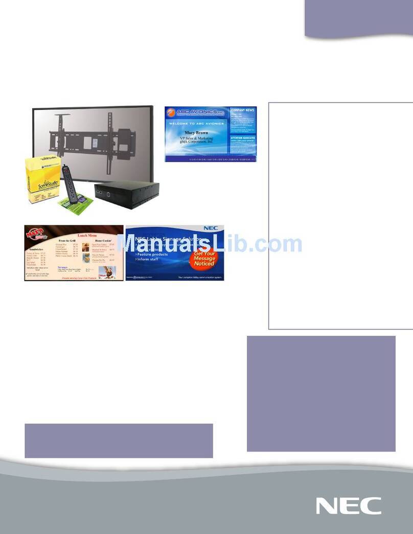 NEC LCD3215 - MultiSync - 32" LCD Flat Panel... Manual de usuario