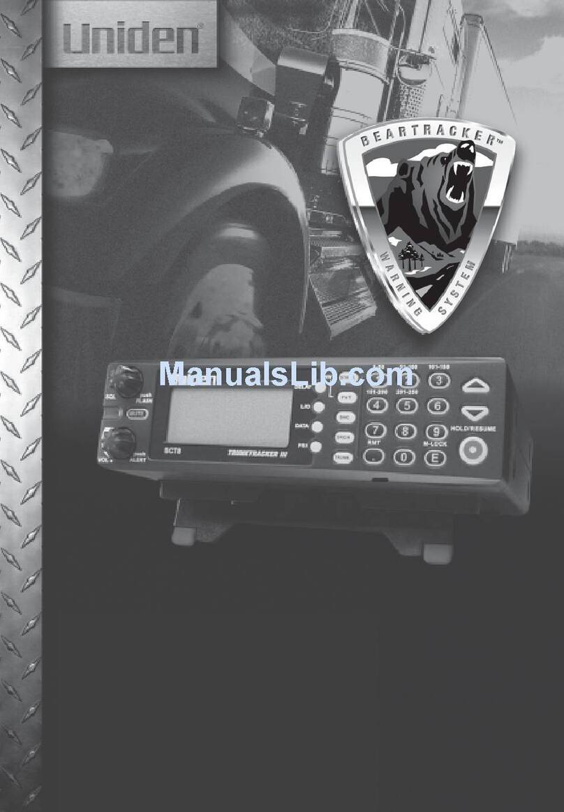 Uniden BCT8 Manual de usuario