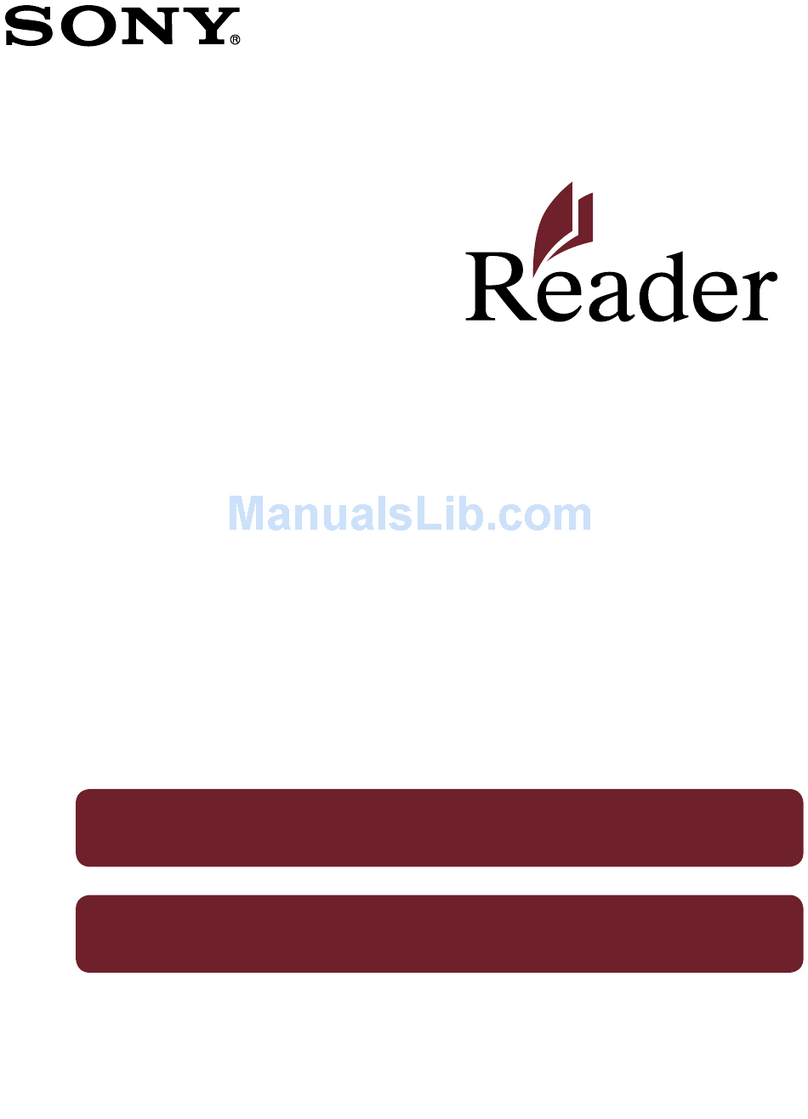 Sony PRS-350PC - Reader Pocket Edition&trade Manual de usuario