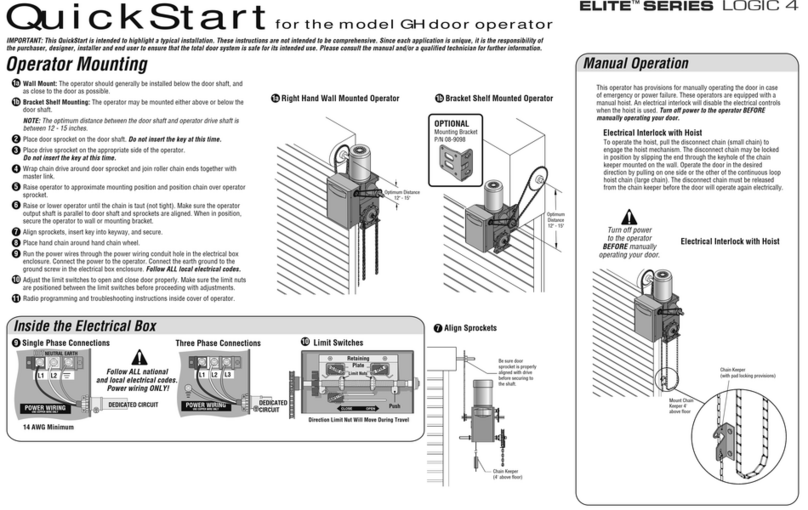 Chamberlain GH Manual de usuario