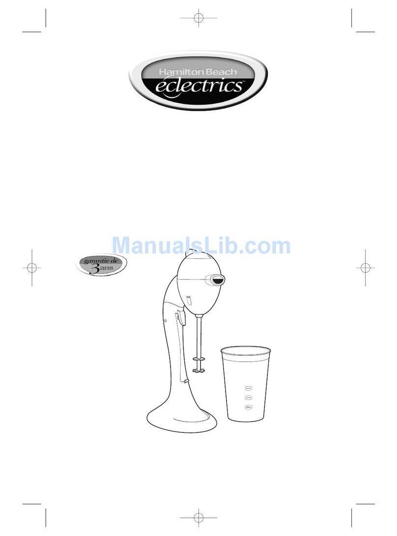 Hamilton Beach Eclectrics 65113 Guía de inicio rápido Hamilton Beach Eclectrics 65113 Guía de inicio rápido