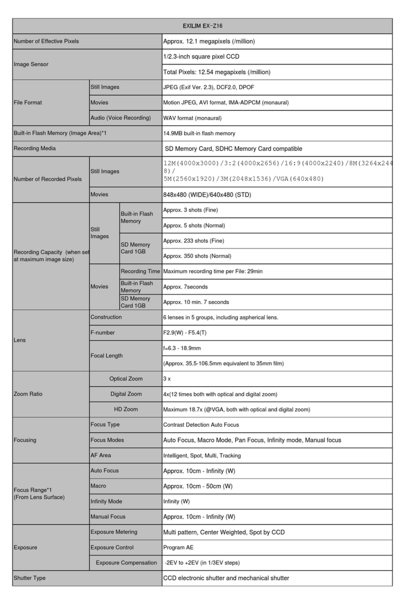 Casio EX-Z16BK Manual de usuario