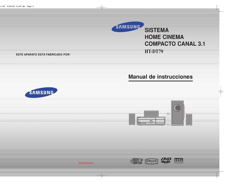 Samsung HT-DT79 Manual de usuario