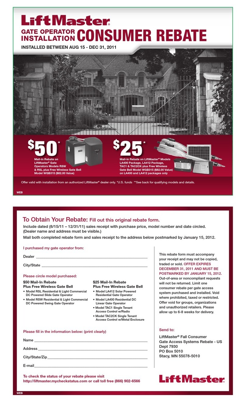 Chamberlain TAC2CK Manual de usuario