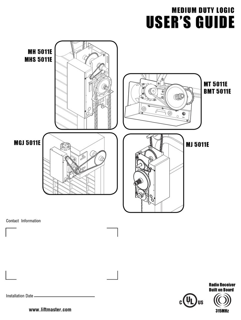 Chamberlain MGJ Manual de usuario