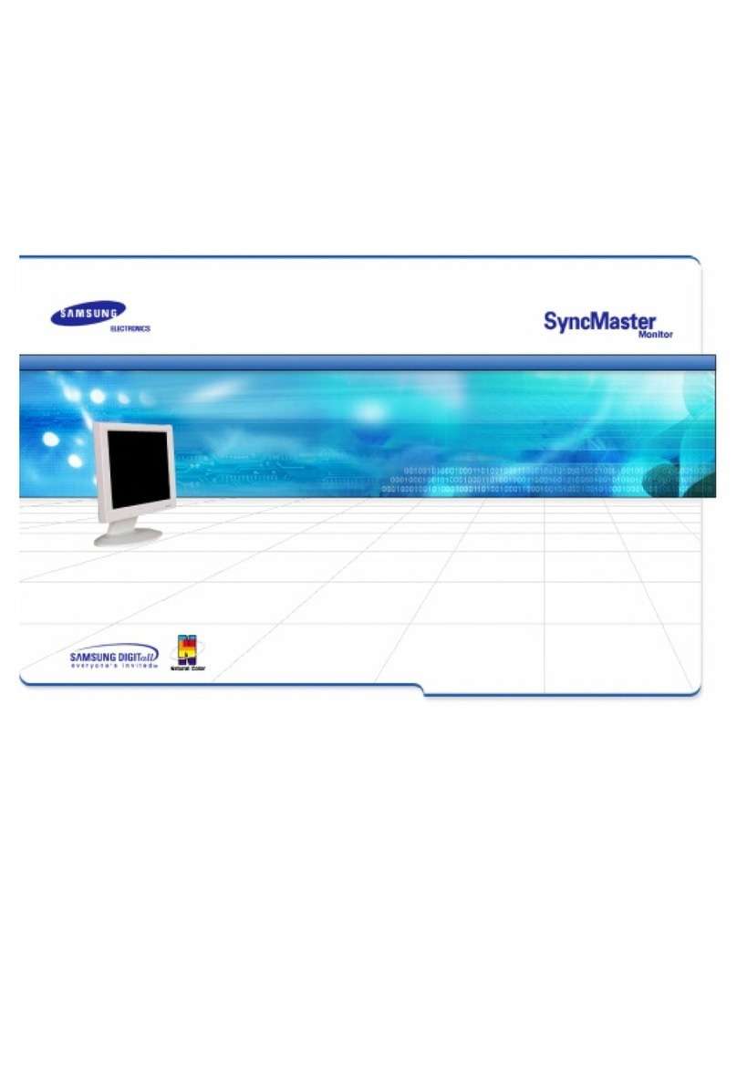 Samsung SyncMaster 181 T Manual de usuario Samsung SyncMaster 181 T Manual de usuario