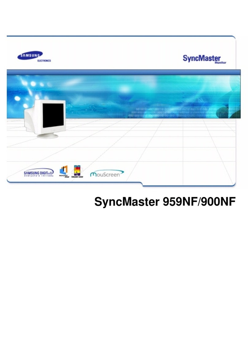 Samsung SyncMaster 900NF Guía del usuario