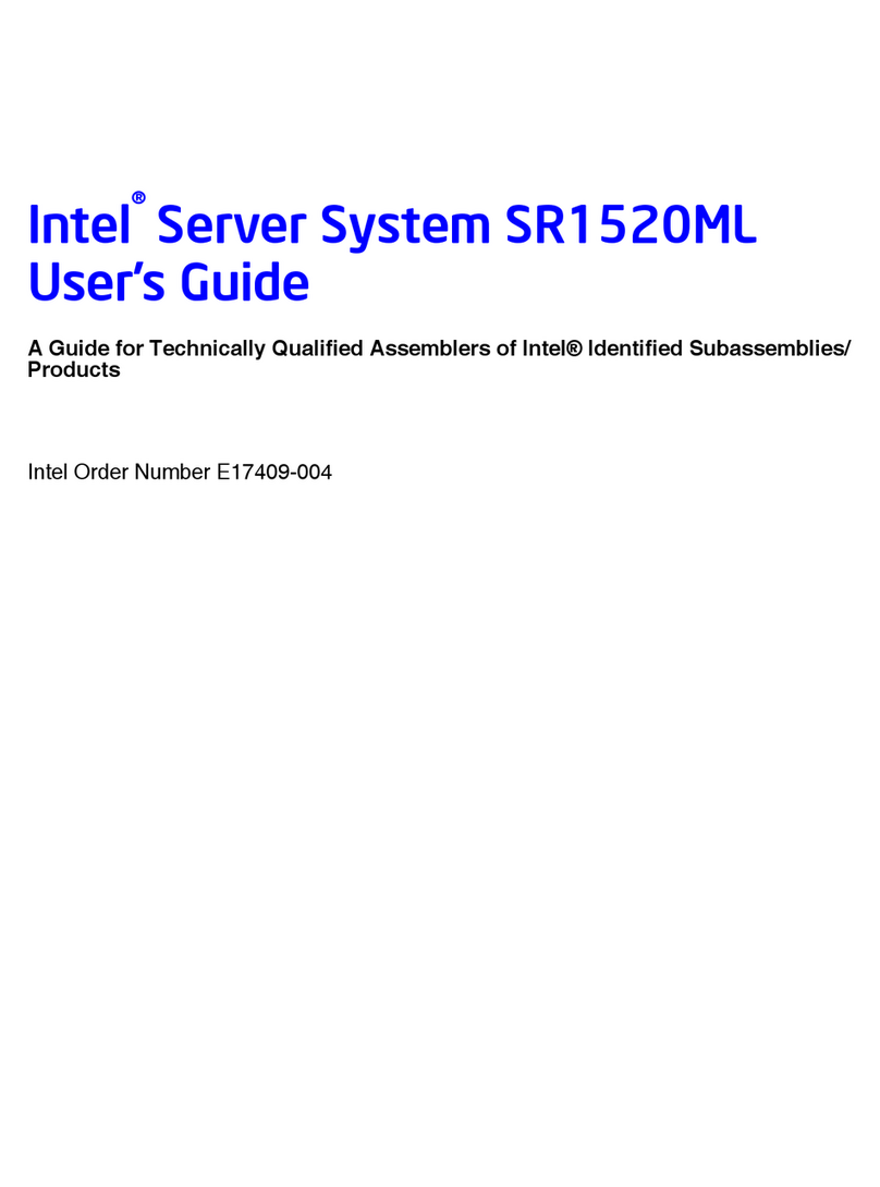 Intel SR1520ML - Server System - 0 MB RAM Manual de usuario