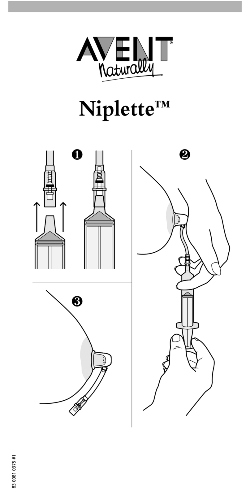 Philips AVENT NIPLETTE Manual de usuario