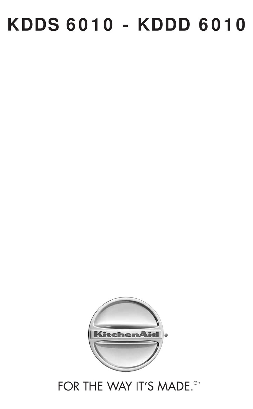 KitchenAid KDDS 6010 Manual de usuario