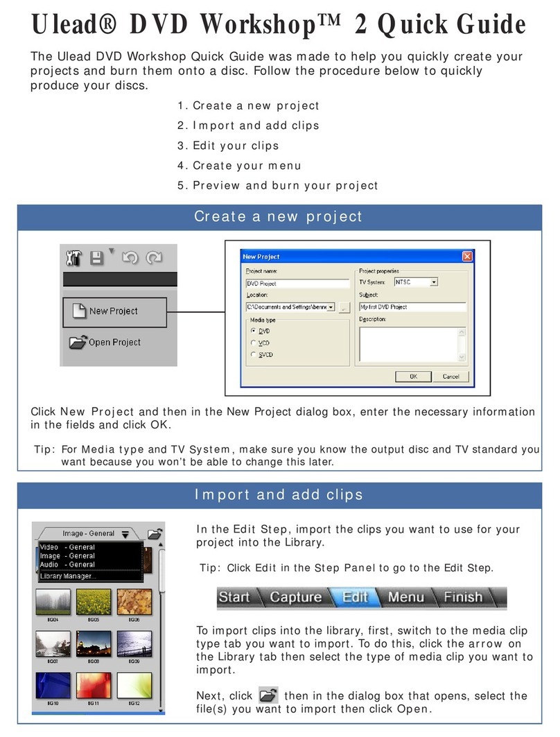 Ulead DVD WORKSHOP 2 - Manual de usuario