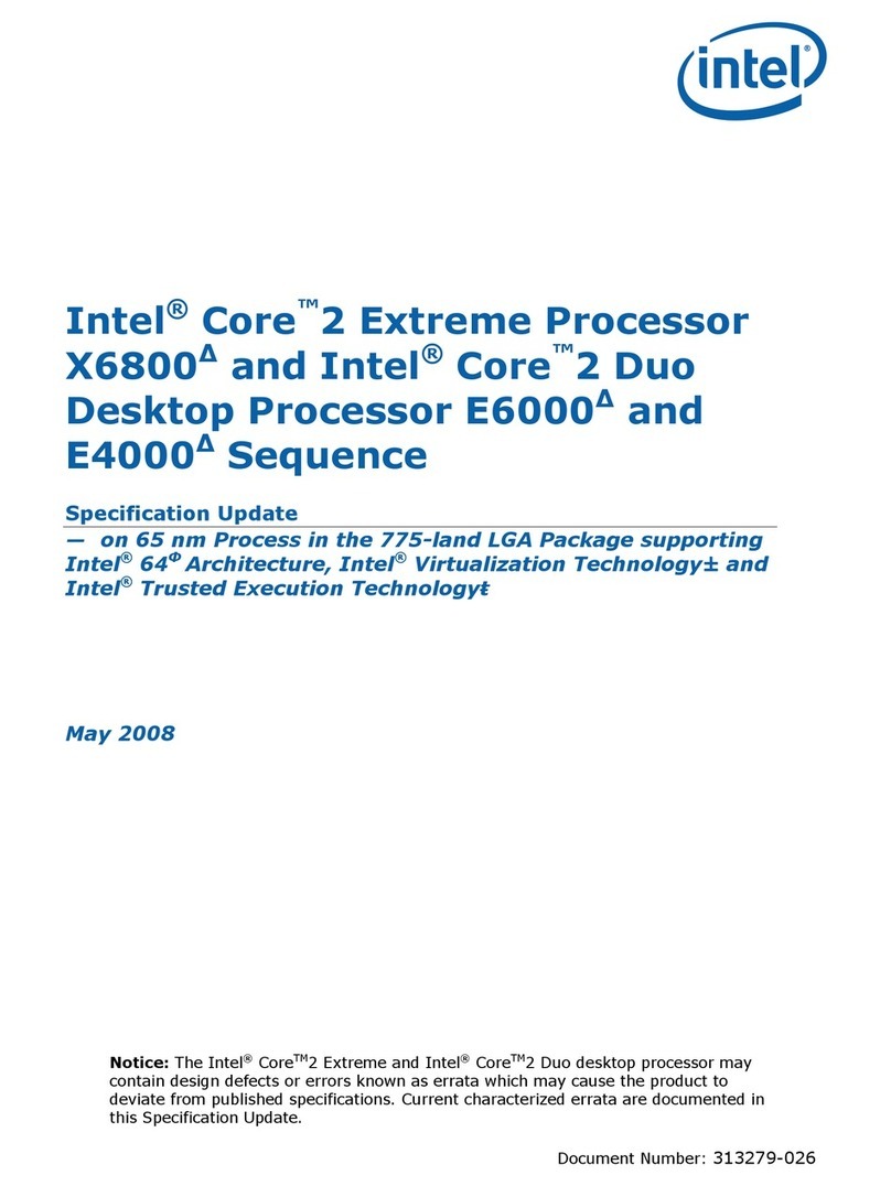 Intel CORE 2 DUO E4000 -  3-2008 Manual de usuario
