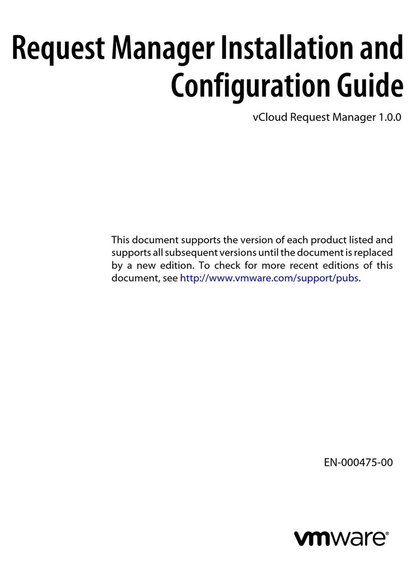 VMware VCLOUD REQUEST MANAGER 1.0.0 Manual de usuario