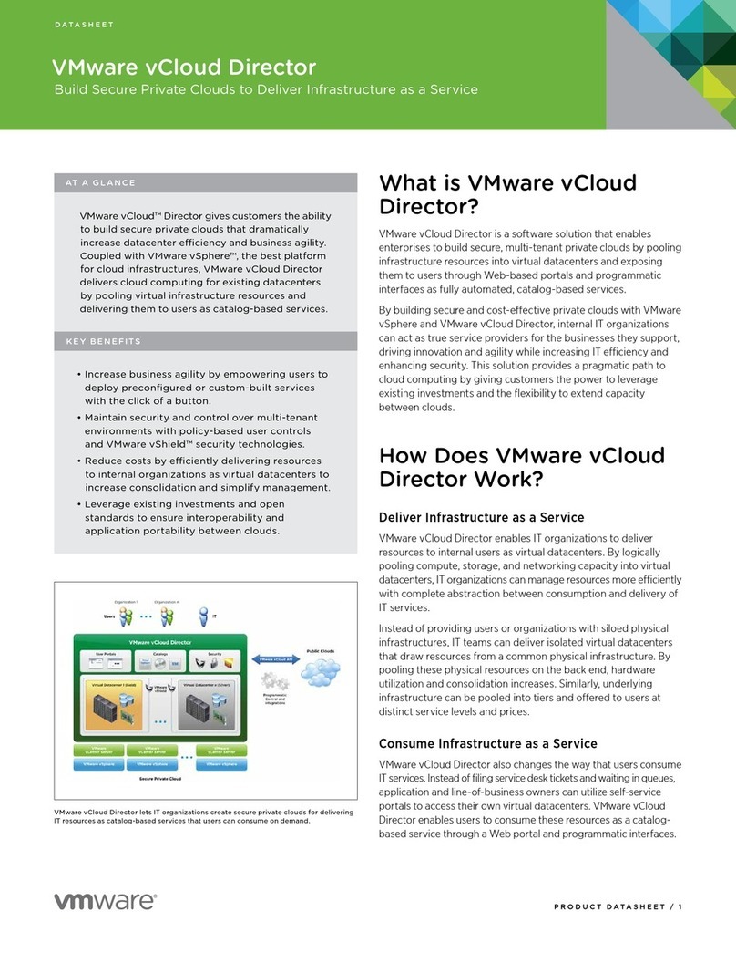VMware VCLOUD DIRECTOR Manual de usuario