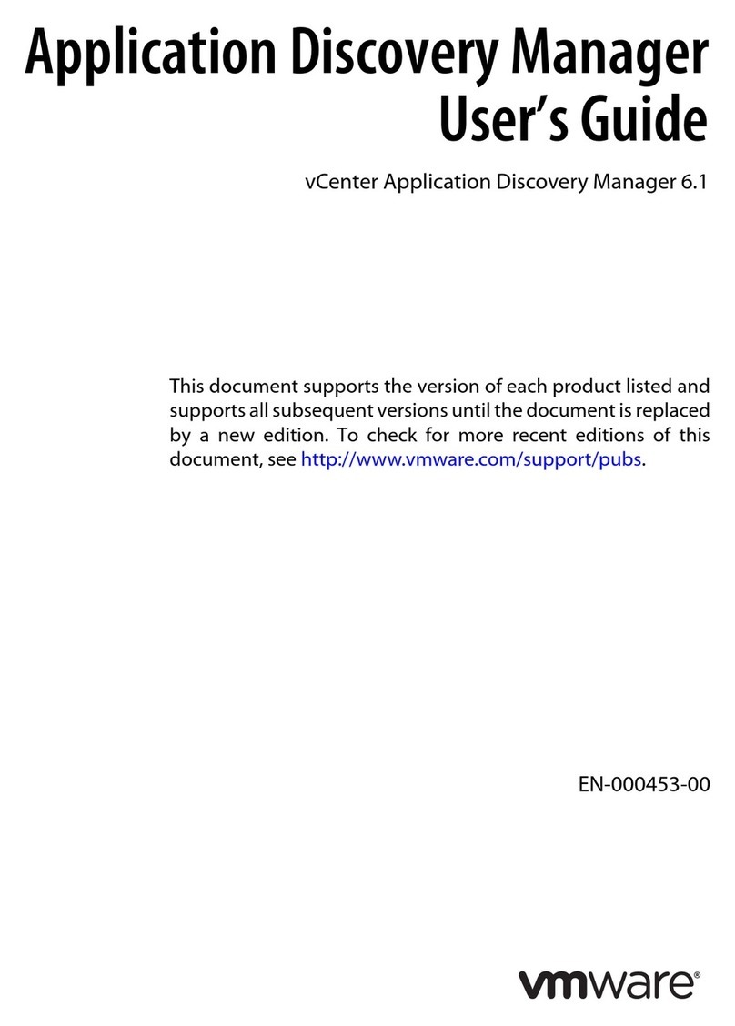 VMware VCENTER APPLICATION DISCOVERY MANAGER 6.1 -... Manual de usuario