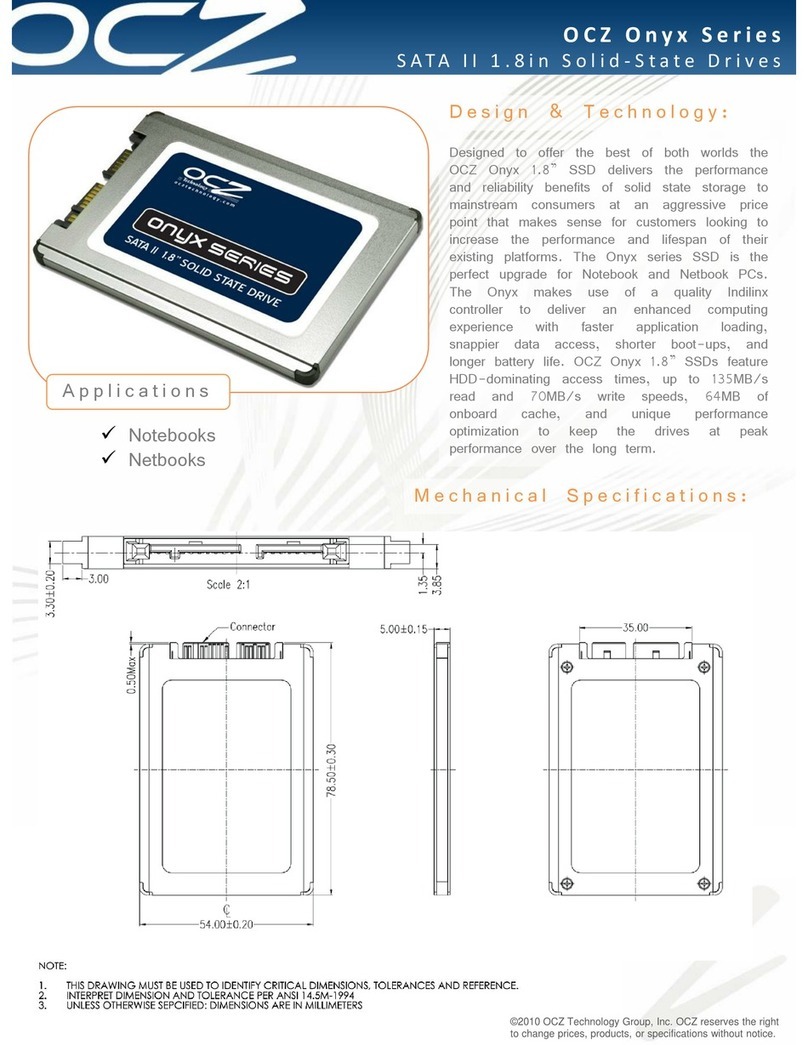 OCZ ONYX Manual de usuario