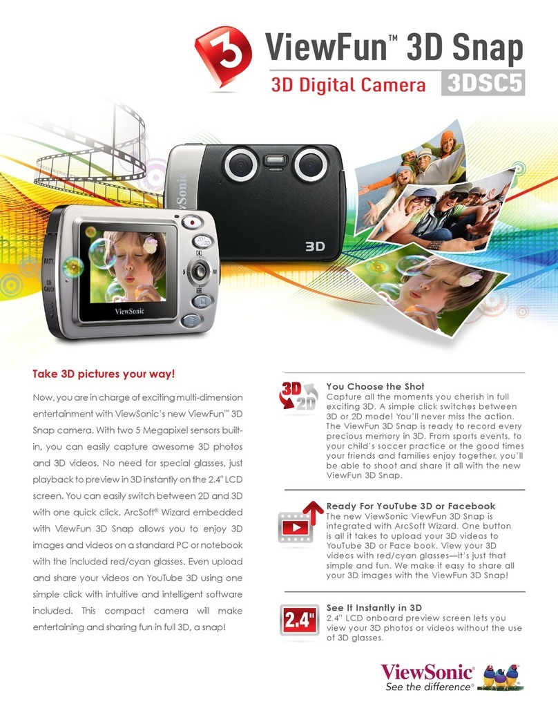 ViewSonic ViewFun 3D Snap Digital Camera Manual de usuario